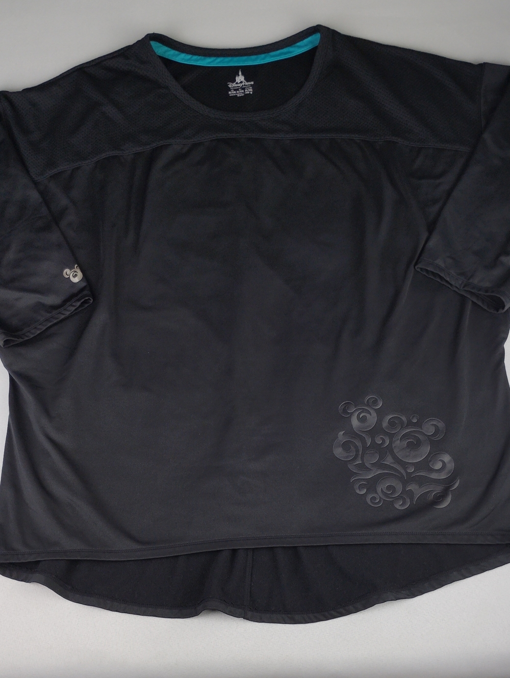Disney Parks Black Short Sleeve Athletic Top